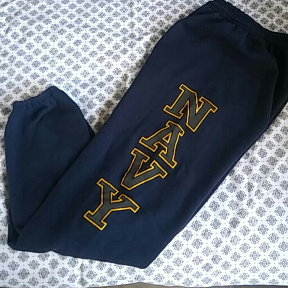 Navy sweatpants